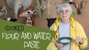 Cooked flur and water paste recipe