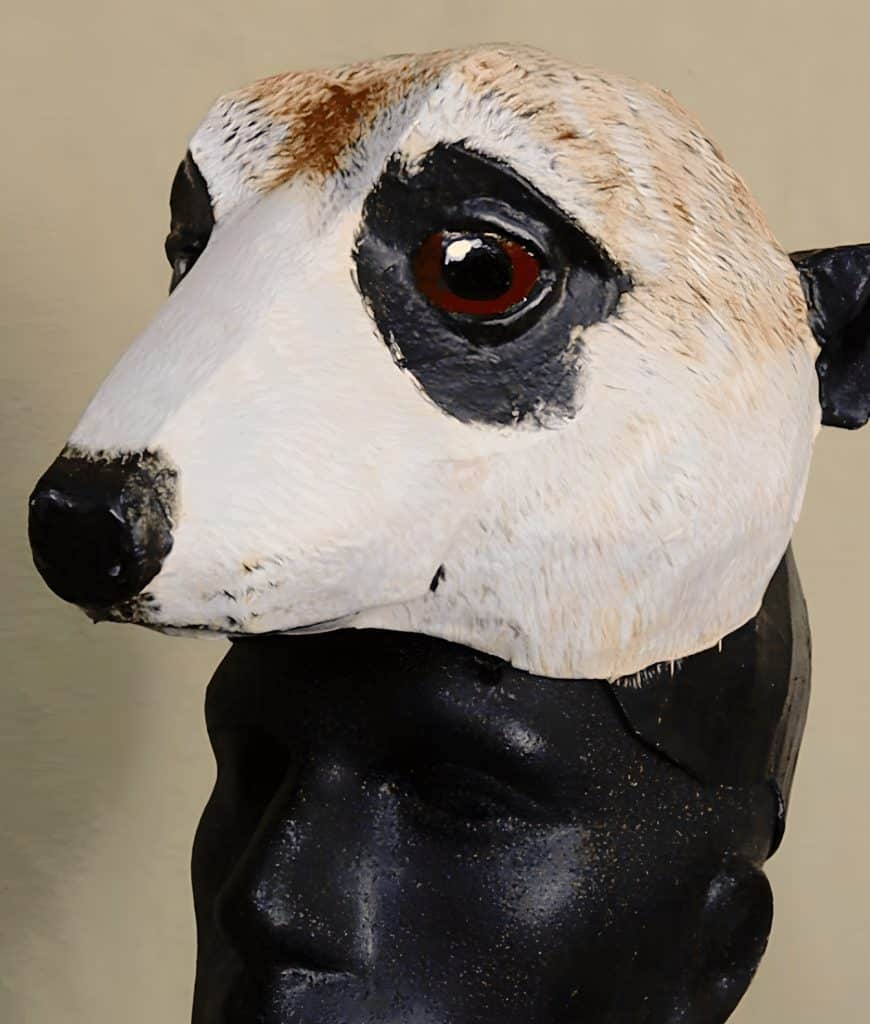 Timon headdress mask pattern for the Lion King Jr play