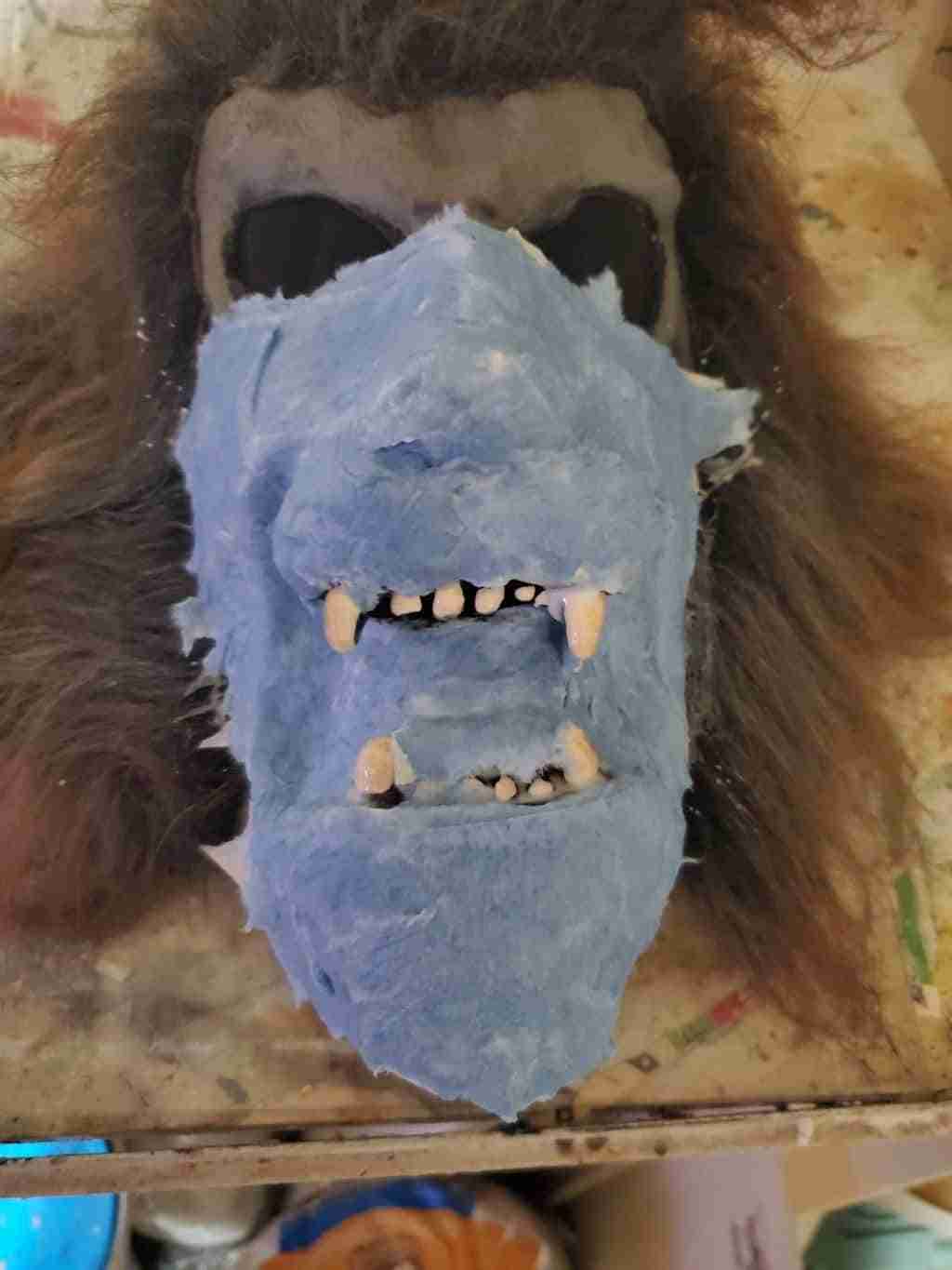 Small Mask 3 Mask in progress by David Harshman