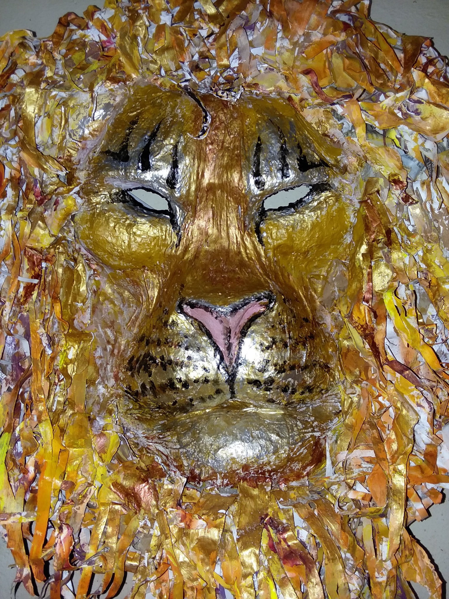 Golden Lion Head
