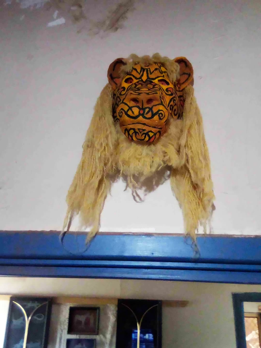 Lion mask with a difference