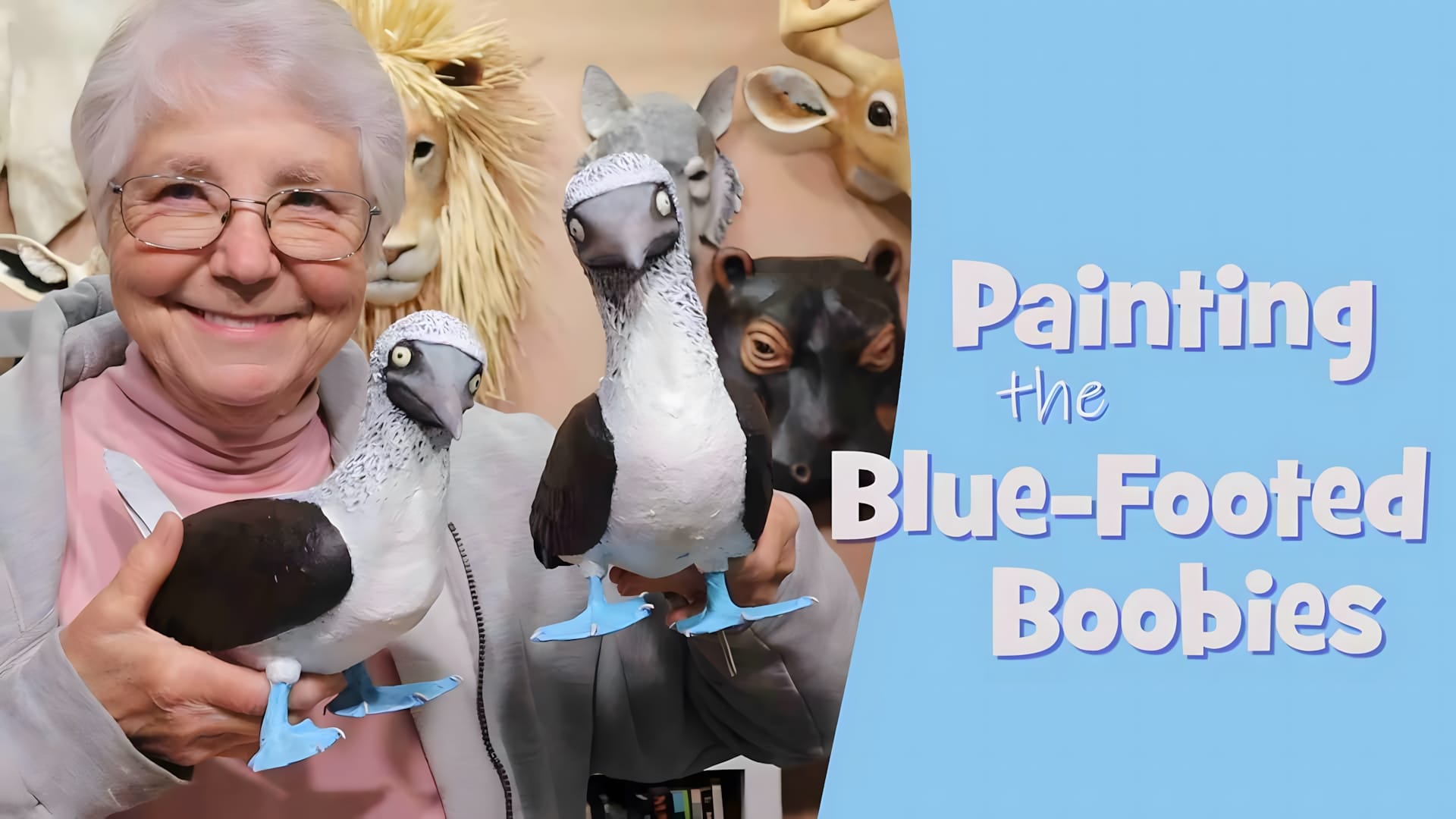 Painting the Blue Footed Boobies