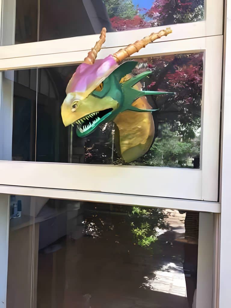 Halloween dragon mask