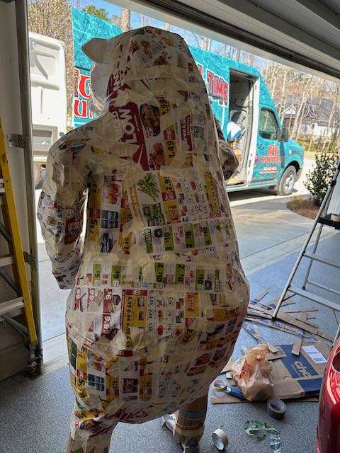 Bernie the Outside Fiberglass Bear