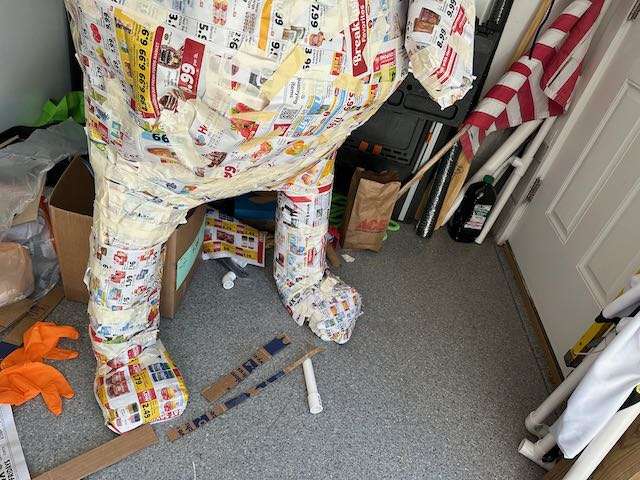 Bernie the Outside Fiberglass Bear