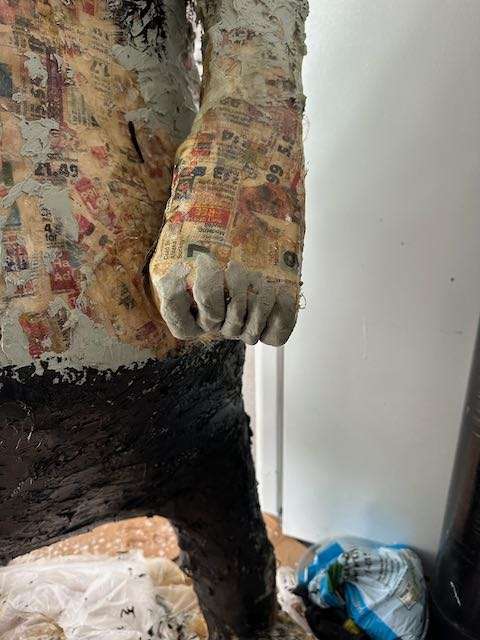 Bernie the Outside Fiberglass Bear