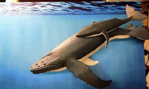 How to make a humback whale wall sculpture