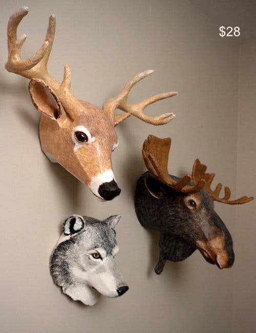 North American Animal Wall Sculpture Patterns