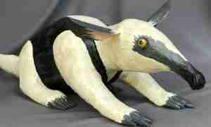 Charlene 2 Paper mache fennex fox