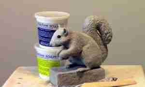 Little Mouse 5 Make a squirrel with epoxy clay