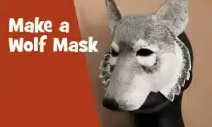 Wolf Head 5 Make a wolf mask with paper mache