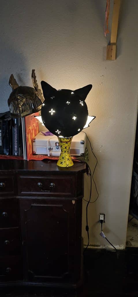 Felix and his Magic Bag lamp Made by Colter Owen