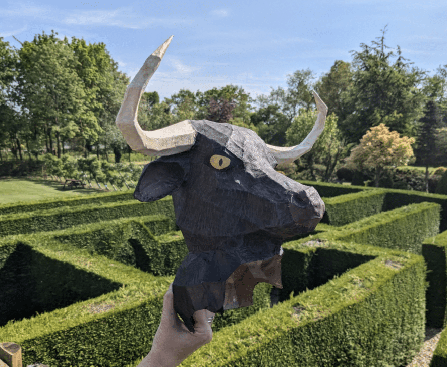 Bull headdress mask