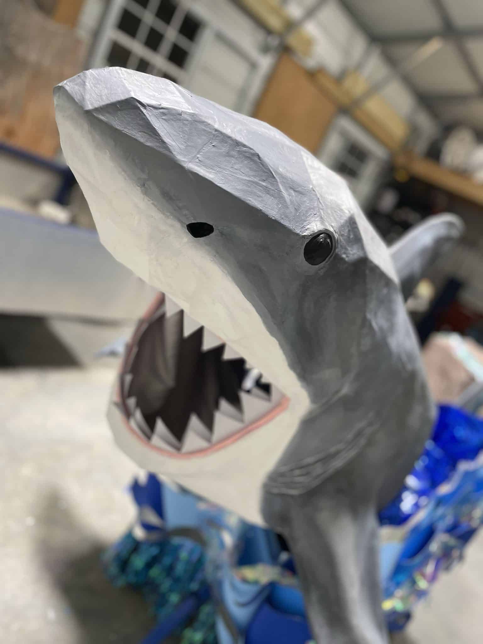 Shark Wagon Float Made by Allison Portier