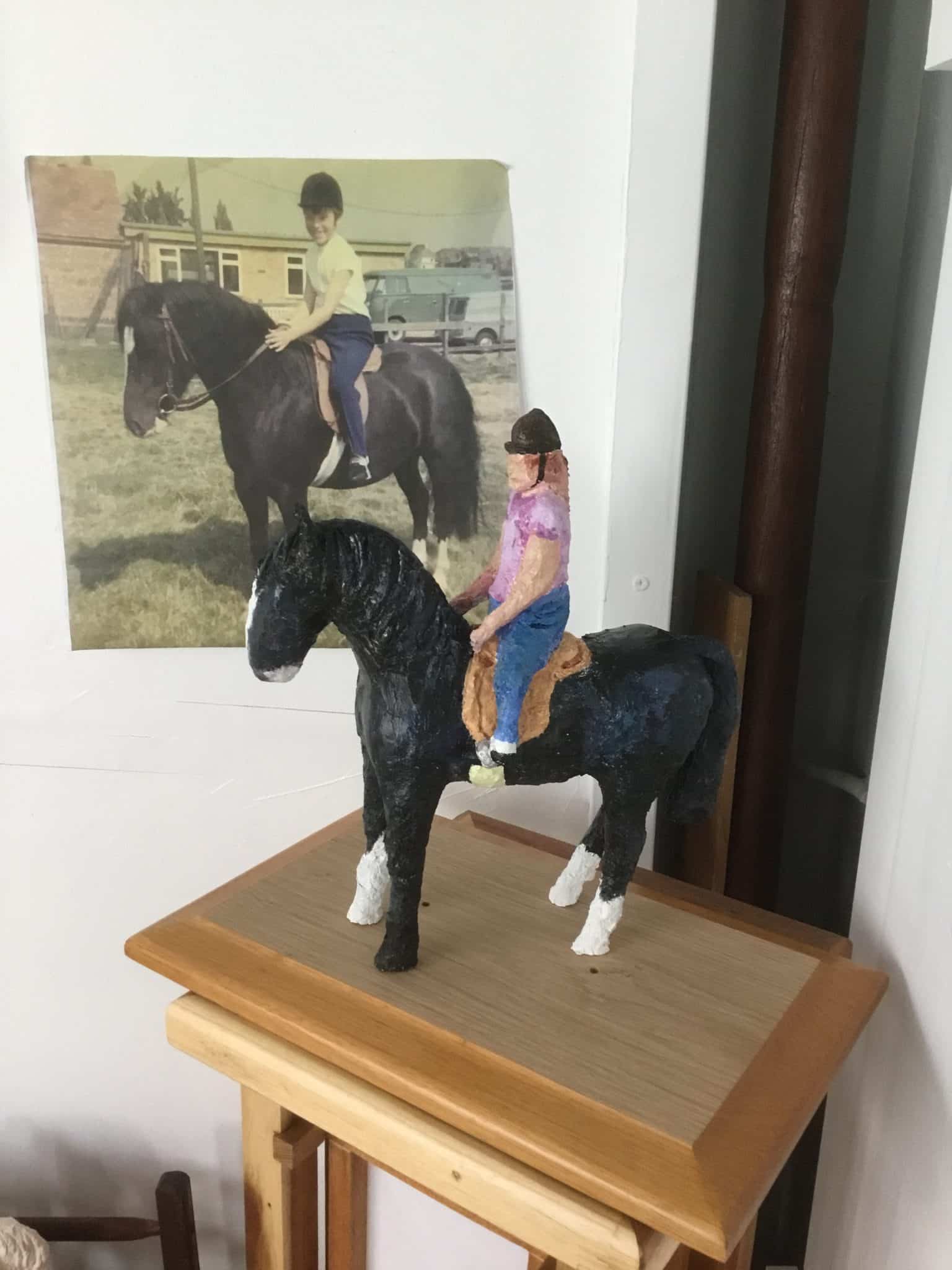 My First Pony - Sculpture Made by Julie Park