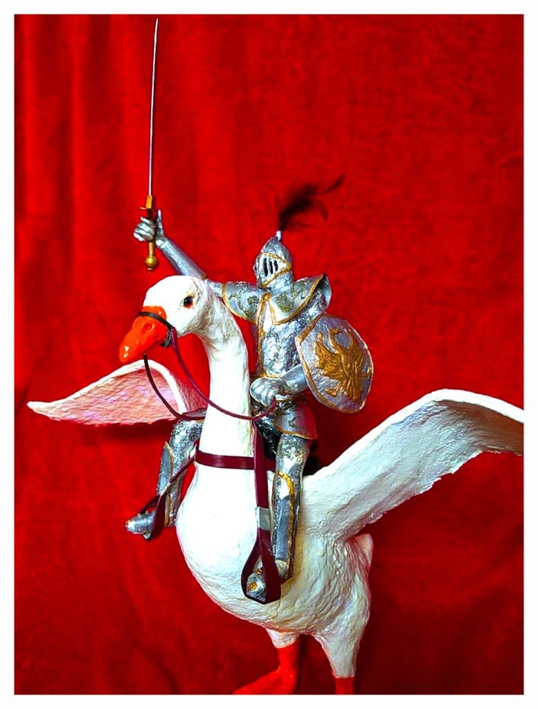 The Little Knight Sculpture Made by Jon Keller