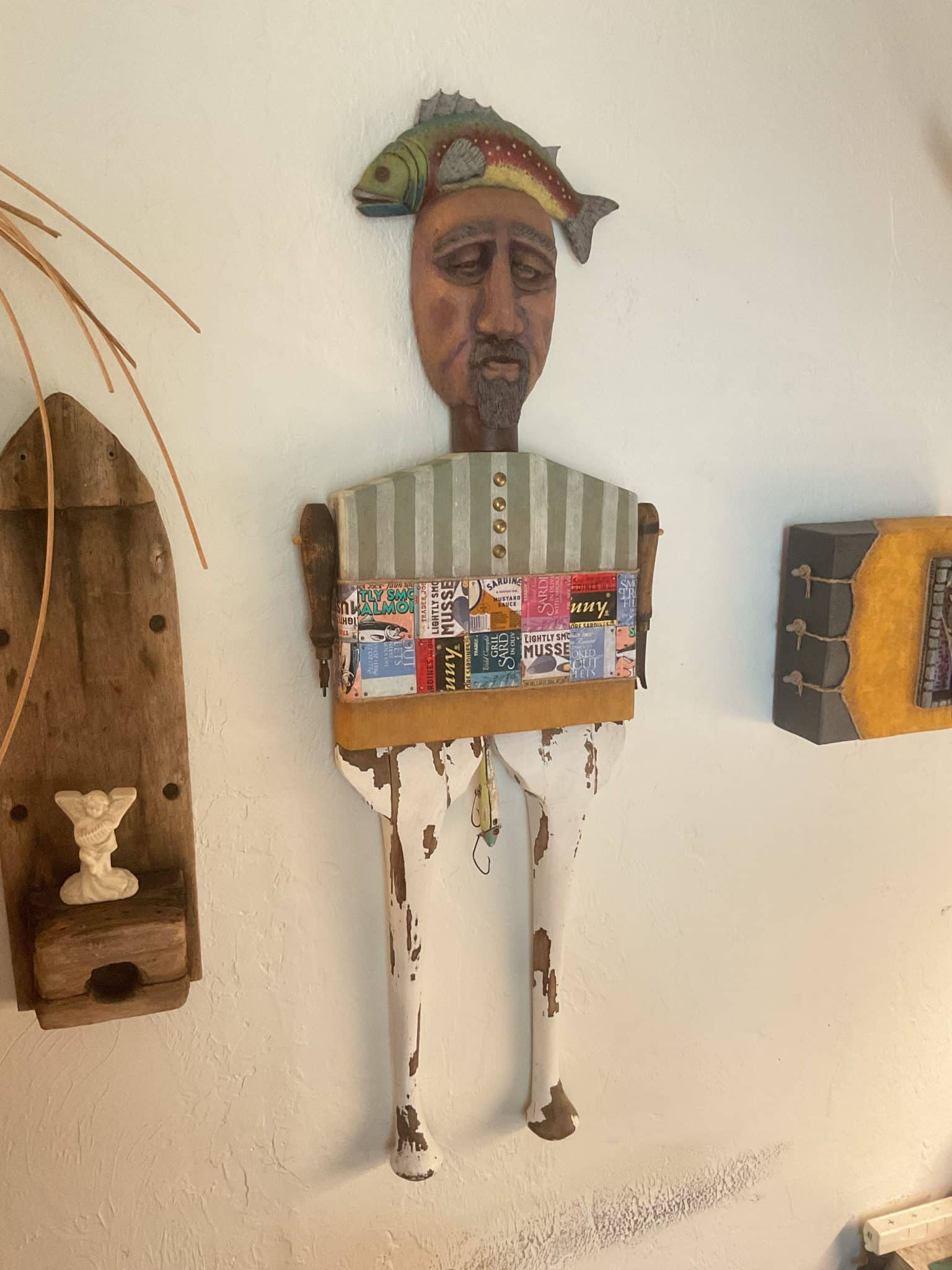 Fisherman Sculpture Made by Mike Leiner